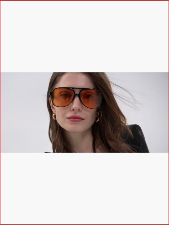 Vintage Retro Large Square Aviator Sunglasses UV400 Protection main image 5